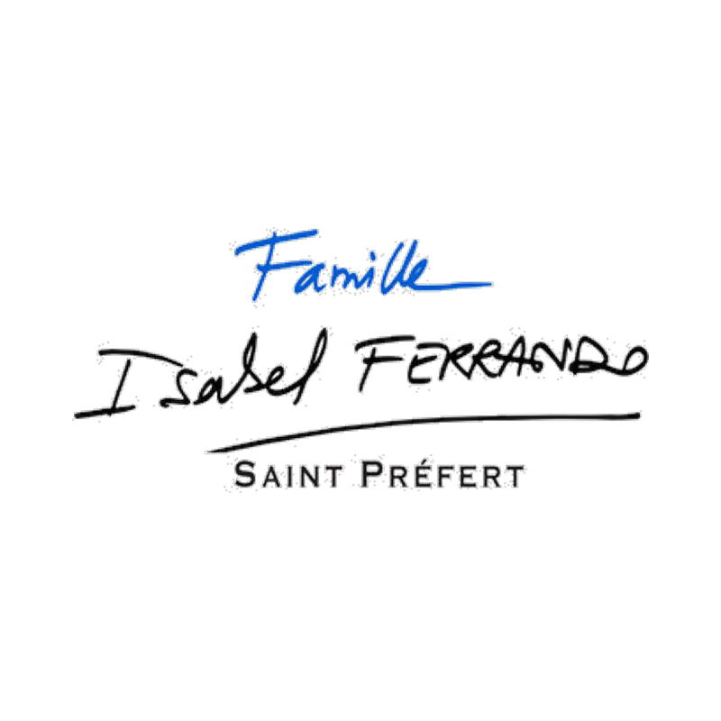 Isabel Ferrando - Domaine Saint Prefert logo isabel ferrando saint preferte 800x800 white